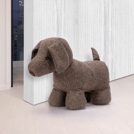 SWISSELITE Bonito tope de puerta decorativo compacto con animales para casa y oficina, tope de puerta con peso y decoración de tela suave | Tapón de p