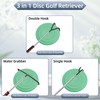 Ebrima Disc Golf Retriever, 10Ft Extendable Disc Golf Pole with