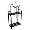 HAPPCUCOE Golf Club Rack,27 Holes Golf Club Holder,Golf Club Organizer,Golf