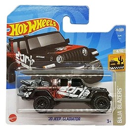 Hot Wheels - ´20 Jeep Gladiator - Baja Blazers 4/10 - HCT50 - Short Card - Borla - Atak - Mattel 2022