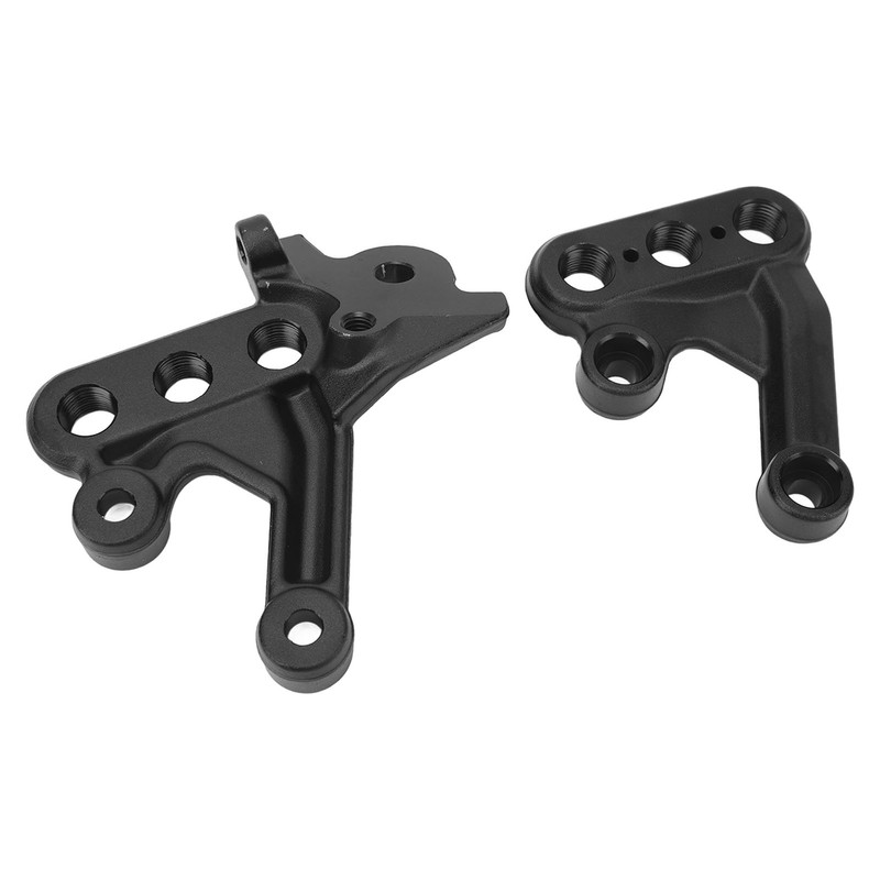Motorcycle Foot Pegs Bracket Set Metal Construction Stable High Strength