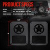 Xprite Black Light Guard American Military Five Star Rear Tail