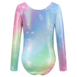 Gymnastics Leotard for Kids Girls One Piece Athletic Dance Leotards Sparkle Toddler Gymnastics Bodysuit Ballet Dance Wear