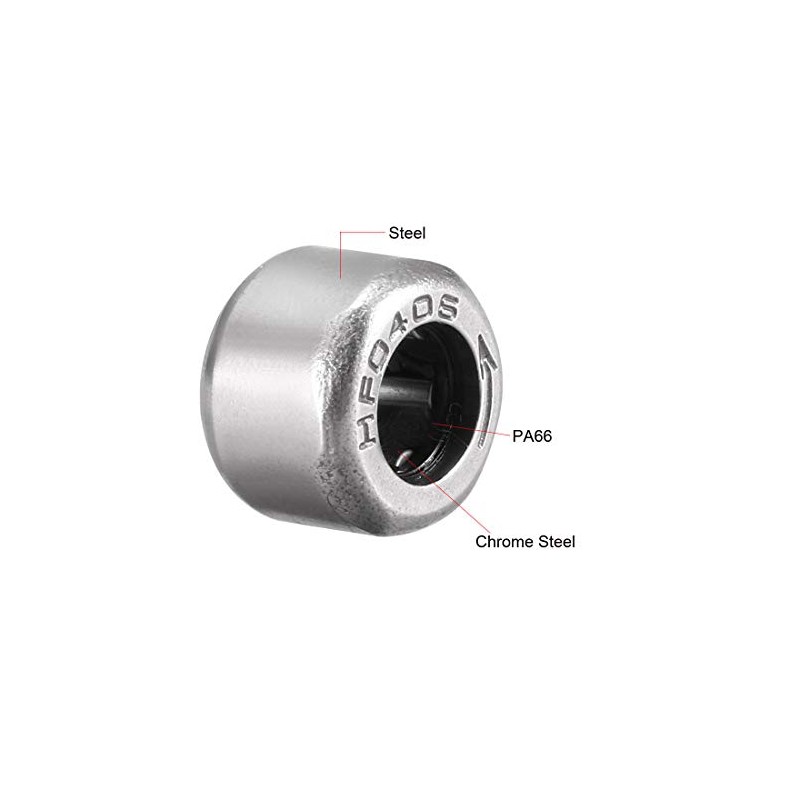 sourcing map Needle Roller Bearings, 4mm Bore 8mm OD 6mm