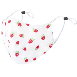 Arcarius Breathable Cool Moisture Wicking Face Masks, Washable, Reusable, Women Men Fashion Sport (Strawberry)