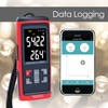 Light Meter Digital Illuminance Meter with Ambient Temperature Measuring and