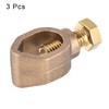 sourcing map Ground Rod Clamp Grounding Clamps 1/2" Wire Connector