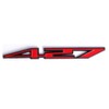 2X 427 Aluminum Emblem Badge Decal Red & Silver for