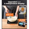 Atogou Wireless Kitchen Scale, 22lb/10kg Food Scale with Detachable Display
