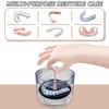 Denture Case Absolutely Leak-Proof Bath For Traveling With Mirror Brush