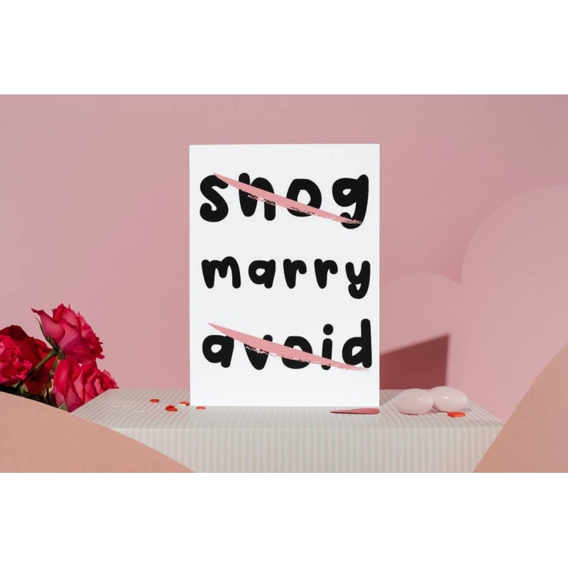 Wedding Greetings Card, Engagement Cards, Cards for Wedding (Snog marry