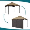 Gazebo Universal Replacement Privacy Curtain - Wonwon Privacy Panel Canopy