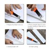 Red Black Blade Paint Scraper Ergonomic Practical Gypsum Cement Board
