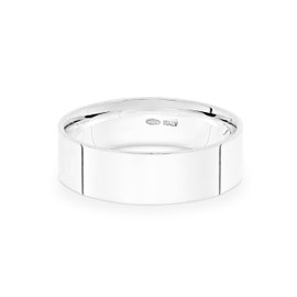 Miabella 925 Sterling Silver Flat Comfort Fit Band Ring for Women and Men 2mm, 4mm, 6mm Made in Italy, Sterling Silver, No Gemstone