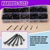 Swpeet 1200Pcs 6 Sizes 10mm/13mm/16mm/19mm/22mm/25mm Metal Nails Tacks Assortment Kit,