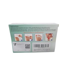 Golbylicc Silicone Toe Spacers, 2 Pairs, Unisex, Corrects Bunion, Size M