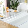 LovePads 1.5mm Thick 30 x 72 Inch Clear Table Cover