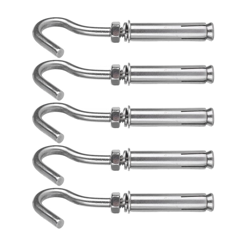 304 Stainless Steel Opening Expansion Hook Wear Resistant Anti Corrosion