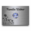 Doorbell Made of Robust Stainless Steel with Desired Engraving and