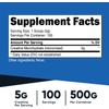 Creatine Monohydrate Micronized Powder 500g | 5000mg per Serving, 100