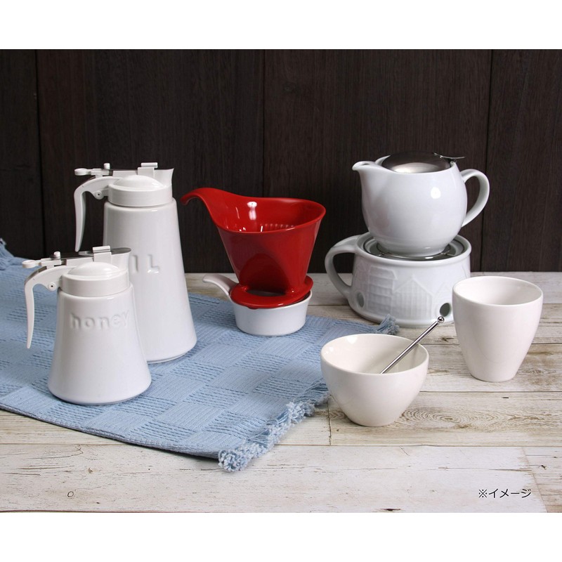 Zero Japan BRM-50 WH Oil Pot, White, Approx. Diameter 3.9