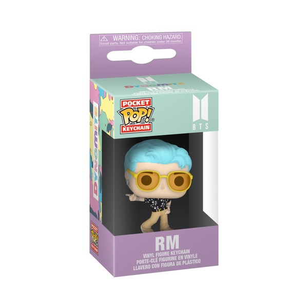 Funko POP! Keychain: BTS - Dynamite - RM Novelty Keyring - Collectable Mini Figure - Stocking Filler - Gift Idea - Official Merchandise - Music Fans - Backpack Decor