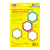 TREND Color Harmony Hexa-Swirls Classic Accents Variety Pack, Classroom Bulletin