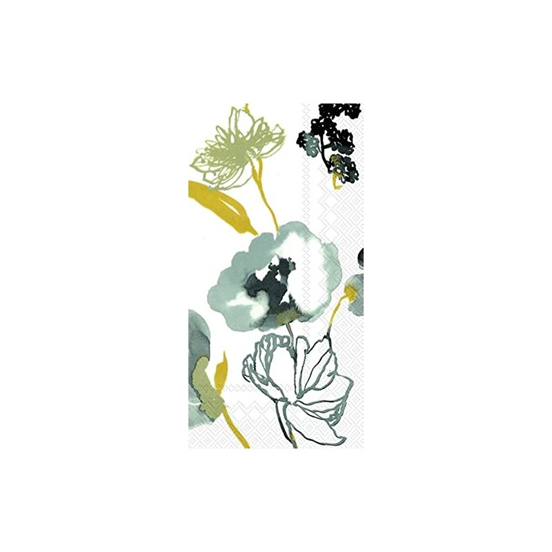 Ideal Home Range 16 Count Paper Guest Towels, Ariella Silver