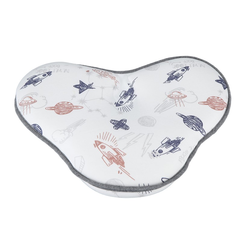 Baby Pillow for Sleeping Cloud Shaped Cute Pattern Soft Cotton