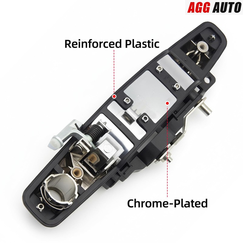 AggAuto Exterior Door Handle, Front Left Side Compatible with Chevy