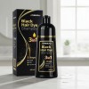 Shampoo Champú Tinte Negro Cubre Canas 3 En 1