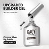 GAOY Clear Builder Gel for Nails, 16ml Rubber Base Builder