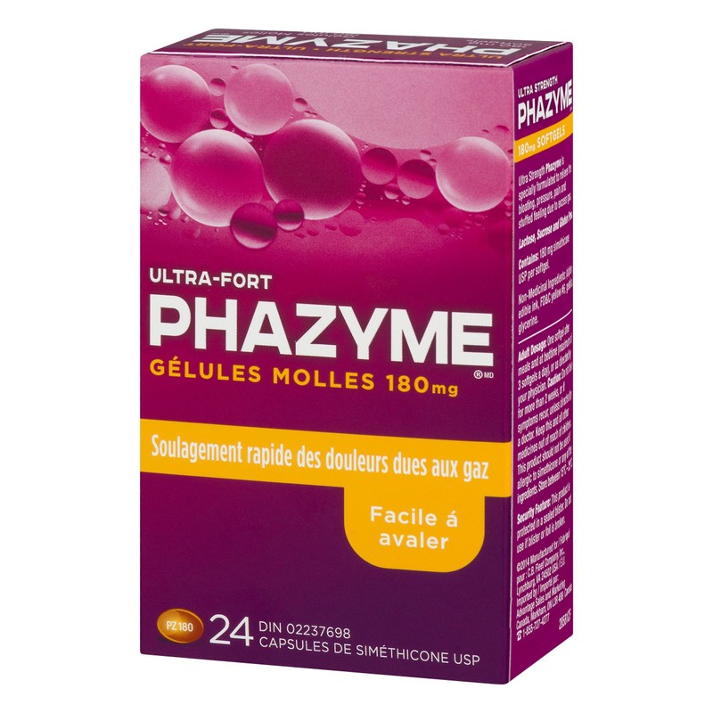Phazyme Ultra-Strength Softgels, 24 Count