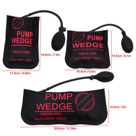 Hsthe Sea 3 Pack Car Air Glass Wedge Pump, Air Wedge Bag Pump, Professional Levelling Kit and Installation Tools, Inflatable Shim-Bag for Home Use, Window and Door Installation