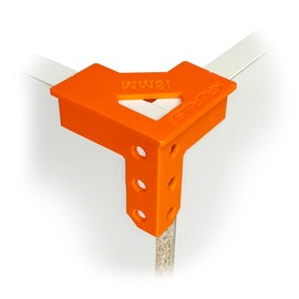 Carpenter's Holder 4xL 2xT, Holes for BLUM Mounting Plate 18 mm, Angle Clamp, Corner Tensioner, Woodworking