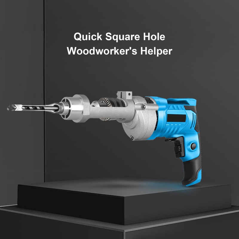 Square Hole Drill Bit Adapter Aluminium Alloy Square Hole Drill