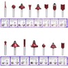 Fippy 15 Piece Router Cutter Set, Milling Cutter for Router