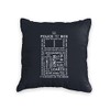 Tardis Black Cushion Cover 50 cm x 50 cm 100%