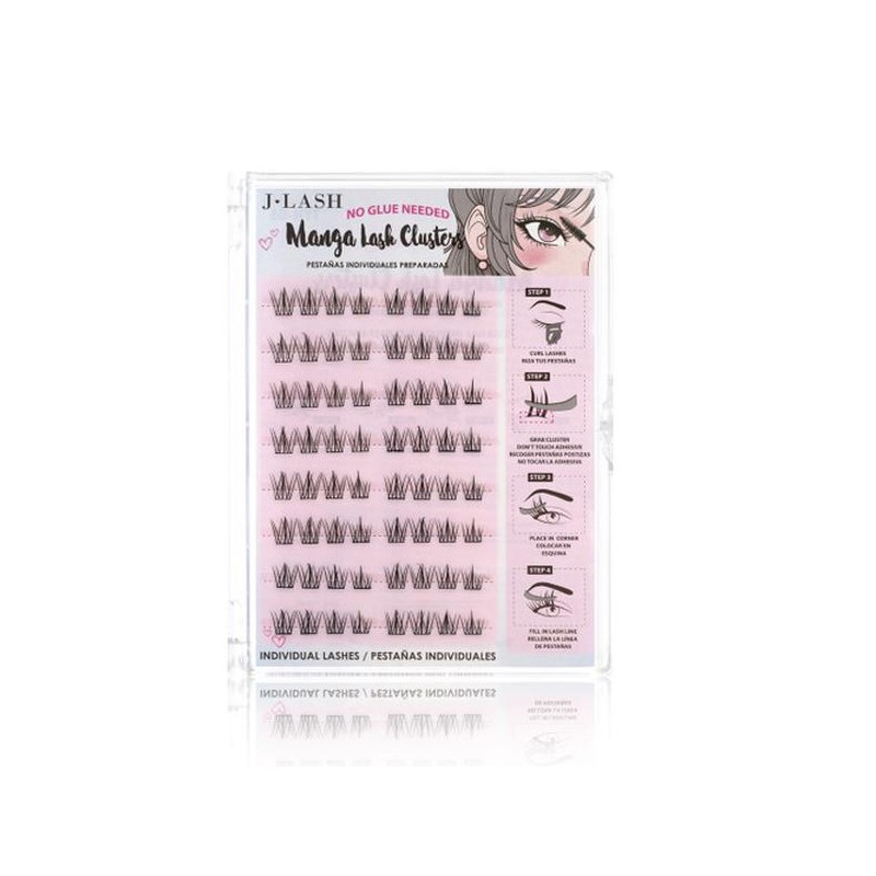 Manga Lash Clusters (no glue needed!) - J Lash -