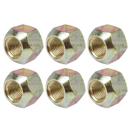 APUK 6x Front Wheel Nut Set 1/2" Replacement for Fordson Dexta Major Super Power Models Tractor