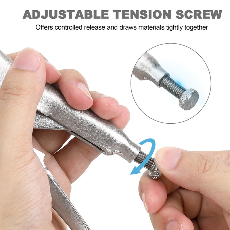 FASTPRO 4-Piece Locking Pliers Set, Vice Grips Pliers Included 5",