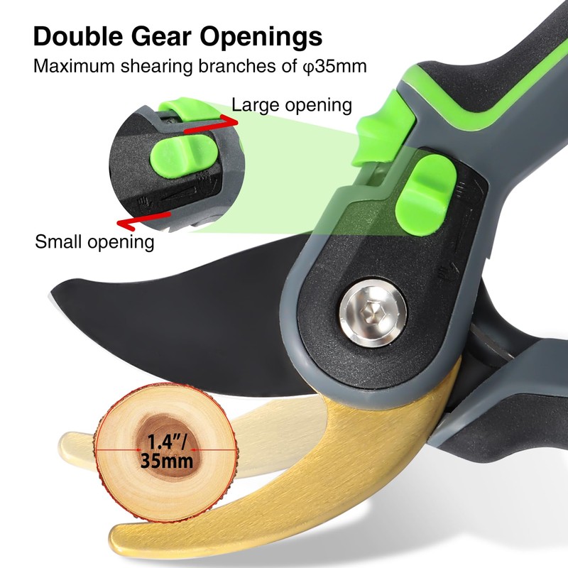 Lineslife Extendable Tree Pruner,4.6-10ft Pole Saw Pruning Shear, Telescopic Long