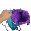 Xlabor Mermaid Drawstring Children Girls Tail Sequins Backpack Magic Reversible