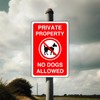 Safety First Display LTD Private property no dogs allowed -