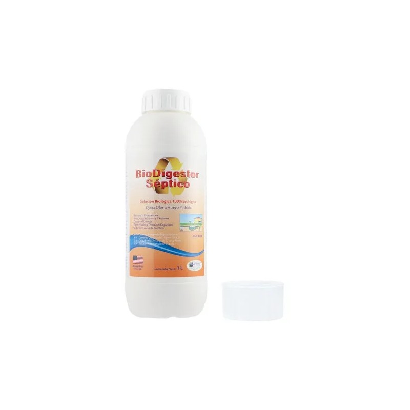 Bacteria Y Enzimas Tratamiento Fosa Septica Biodigestor 1l