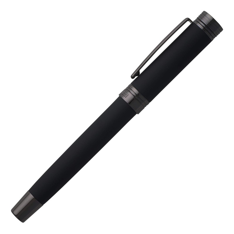 Cerruti NSG9145A 1881 Zoom Soft Black Brass Rollerball Pen in