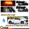 GSOWO 4 PCS Smoked LED Side Marker Light for Sierra