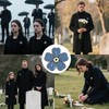 20pcs Memorial Pins for Funeral, Forget Me Not Pin Flower