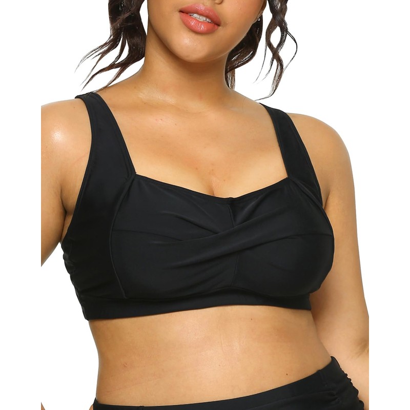 Daci - Parte superior de bikini push-up para mujer, talla