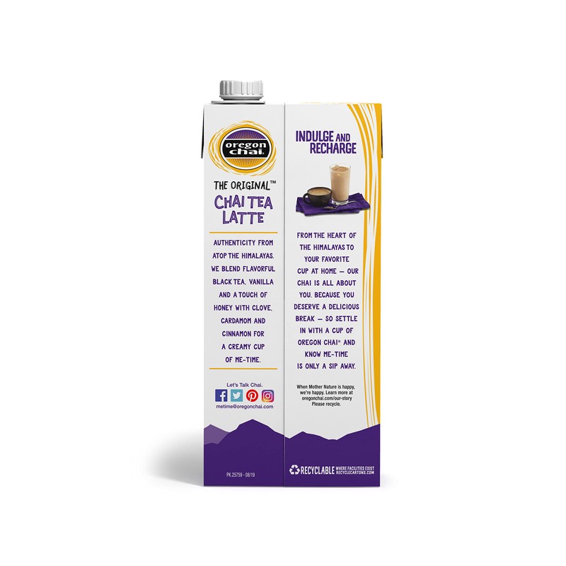 Oregon Chai Original Chai Concentrate, 32 Fluid Ounce (Pack of